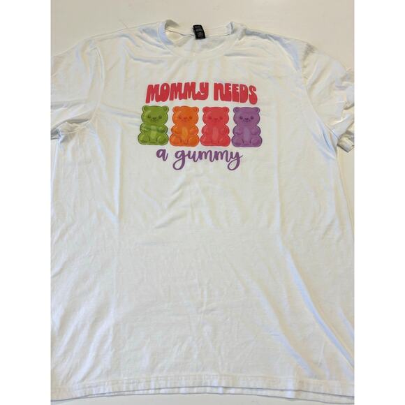 Mommy Needs a Gummy T-shirt Funny Relatable Mom Tee - Picture 2 of 4